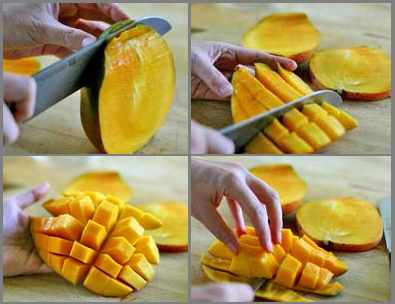 mango snijden