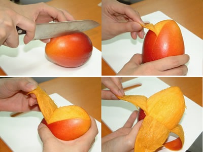 mango snijden