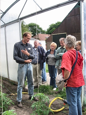 rondleiding bij de kas