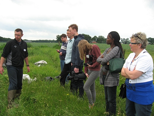 demonstratie asperges steken