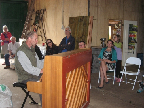 martin speelt piano